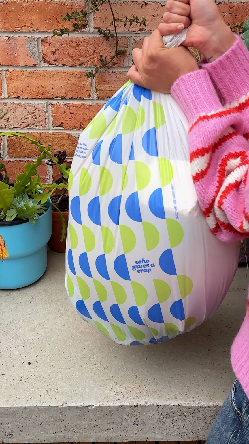 Video featuring 100% Recycled Bin Bags